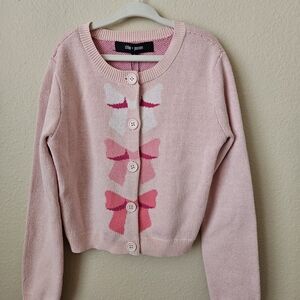 Adorable Pink Bow Sweater for Kids